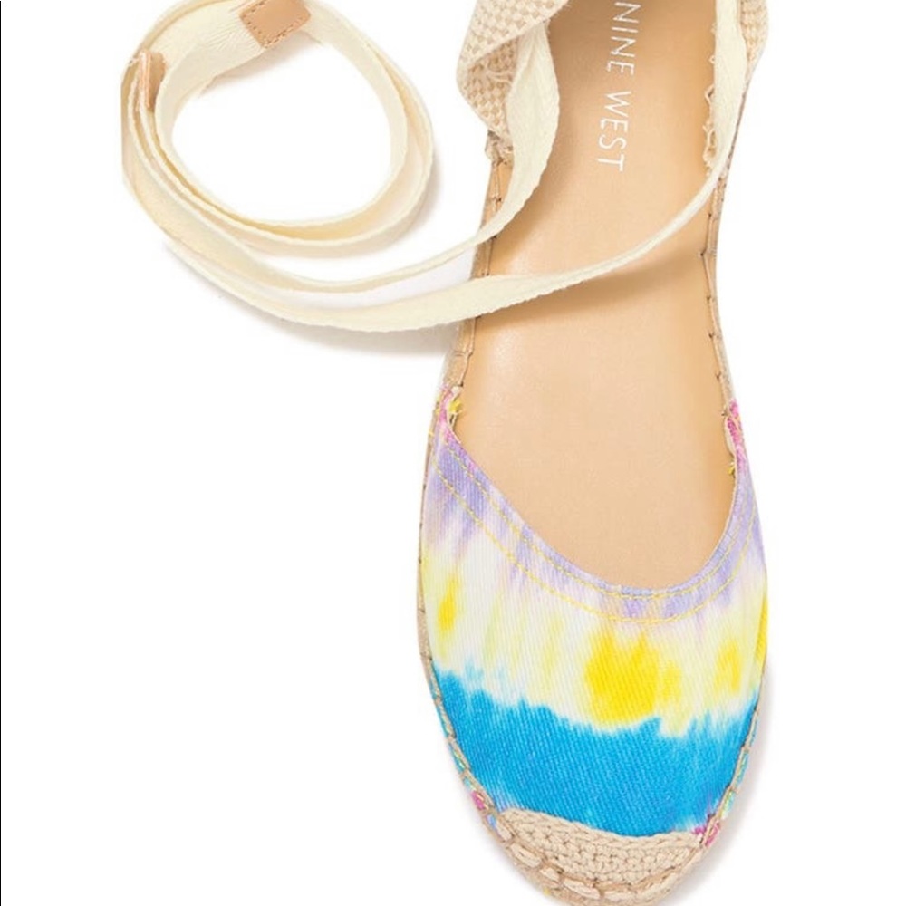 🌷 Nine West Lace-Up Espadrilles Sandals - NEW 🌷